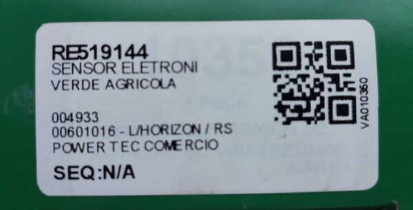 Sensor eletrônico